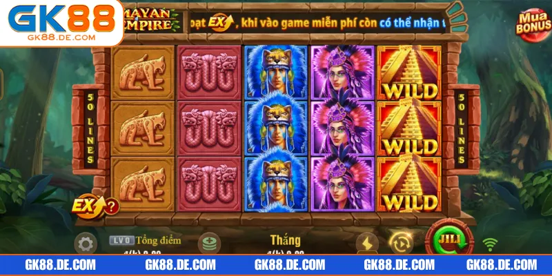 Đế chế Maya có đồ họa tuyệt đẹp cùng hệ thống Jackpot lớn